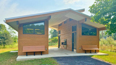 Diane Kerly Welcome Pavilion Complete and Open