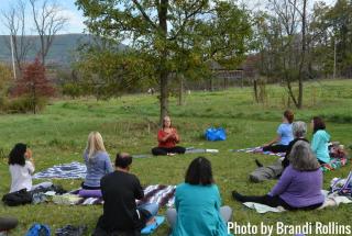 Yoga Group on Grounds